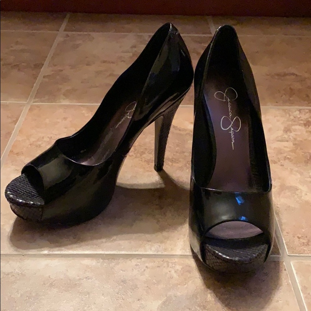 Black heels